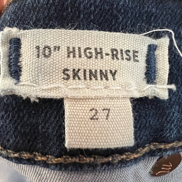 Madewell 10 inch high rise skinny - Picture 6 of 6